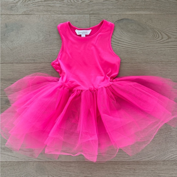 Girls I Love Plum razor back sleeveless hot pink tutu size 6 - Picture 1 of 5
